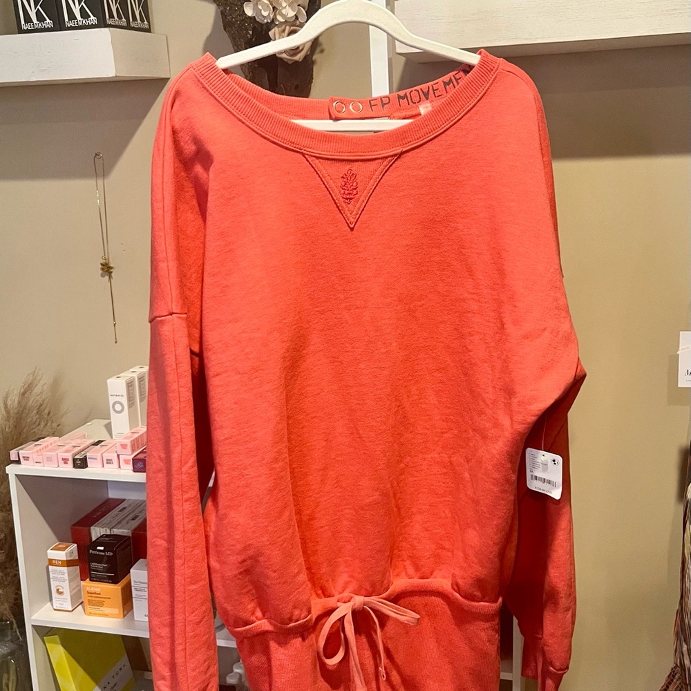 NWT Medium Free People Best Of Romper - Electric Sunset - Picture 7 of 10